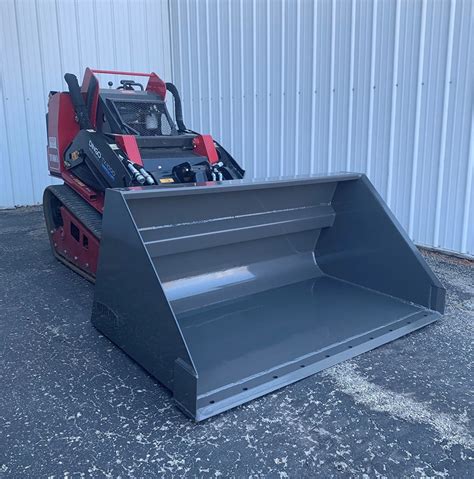 snow bucket for mini skid steer|skid loader snow bucket.